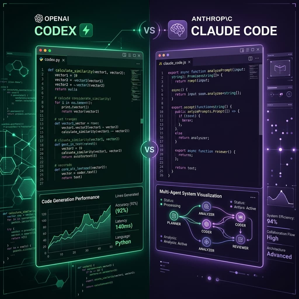 Codex vs Claude Code Comparison